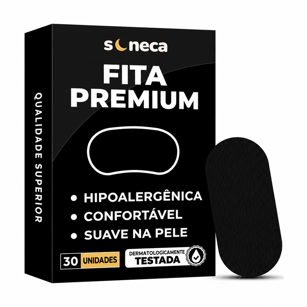 Fita bucal Soneca — caixa com 30 unidades