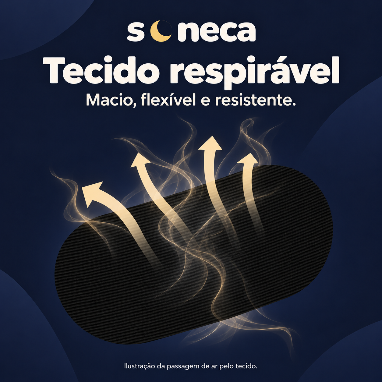 Tecido respirável da fita bucal Soneca