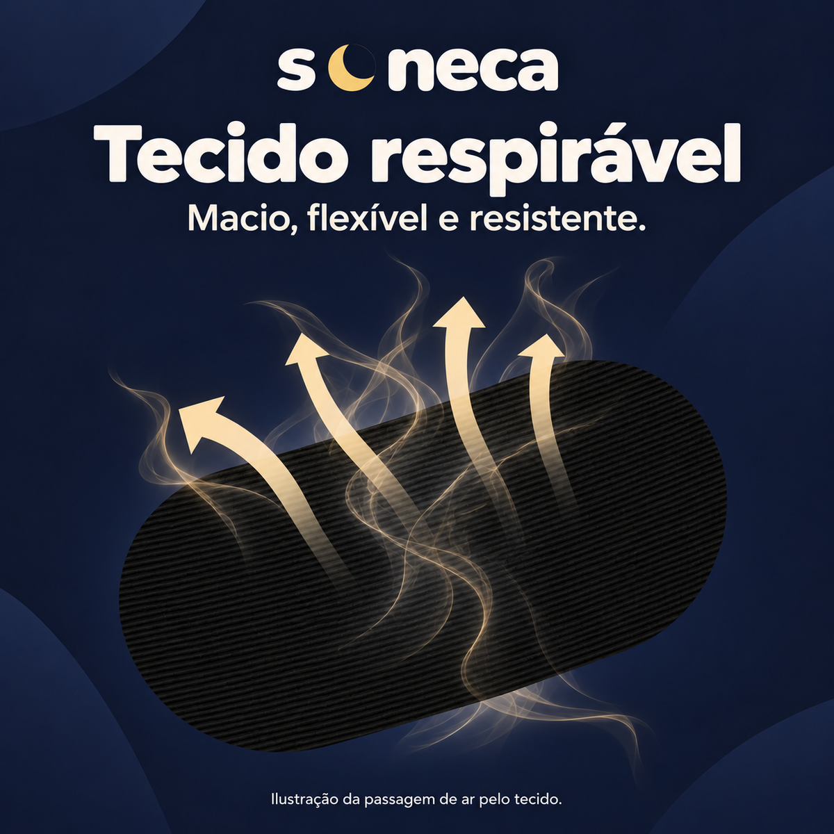 Tecido respirável da fita bucal Soneca
